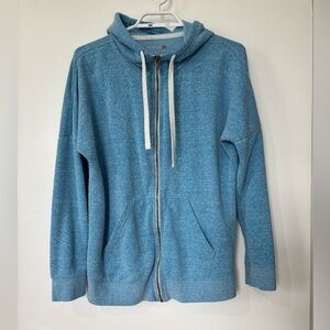 ✨Reebok Blue Zip-Up Hoodie - Size L